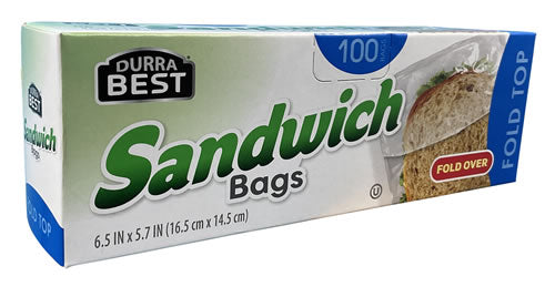DURRA BEST T/F SNDWCH BG 100ct - 54642004216