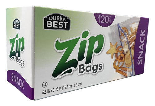 DURRA BEST ZIP SNACK BG 120ct - 54642004247