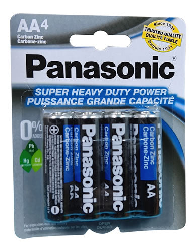 PANASONIC HEAVY DUTY AA 4/PACK - 73096500235